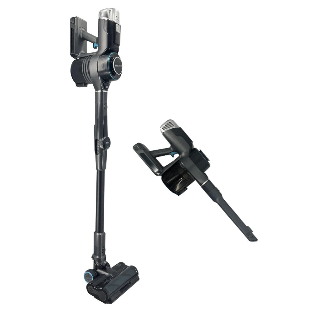 Beautitec stick vacuum cleaner cordless with strong suction adjustable vacuum cleaner