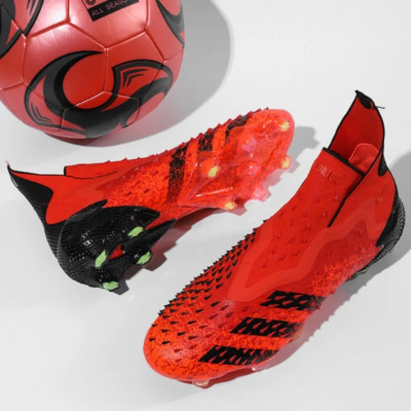 High Top Soccer Boots FG Spikes Professional Soccer Boots for Men and Women