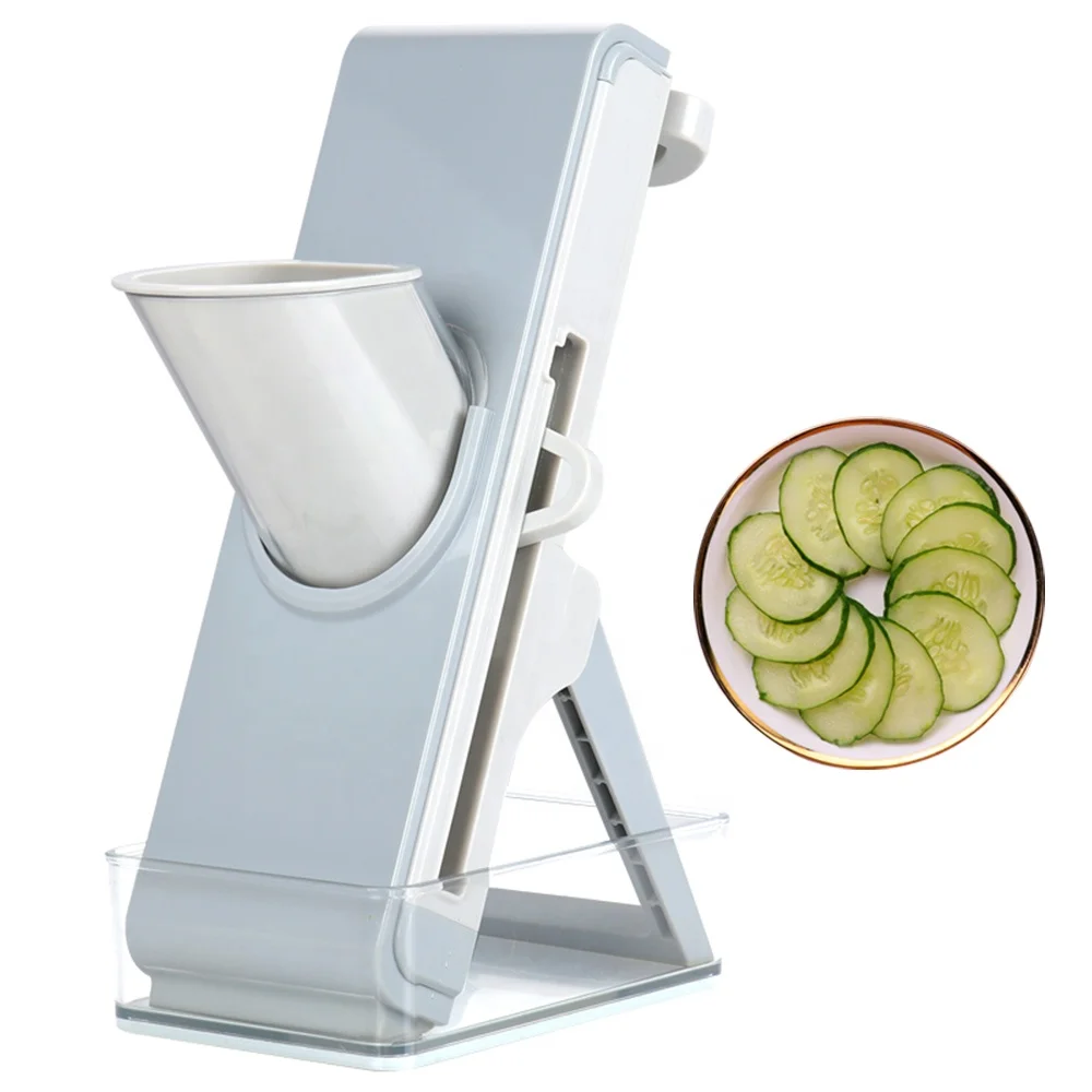 Multifunction safe mandoline vegetable slicer cutter for home use