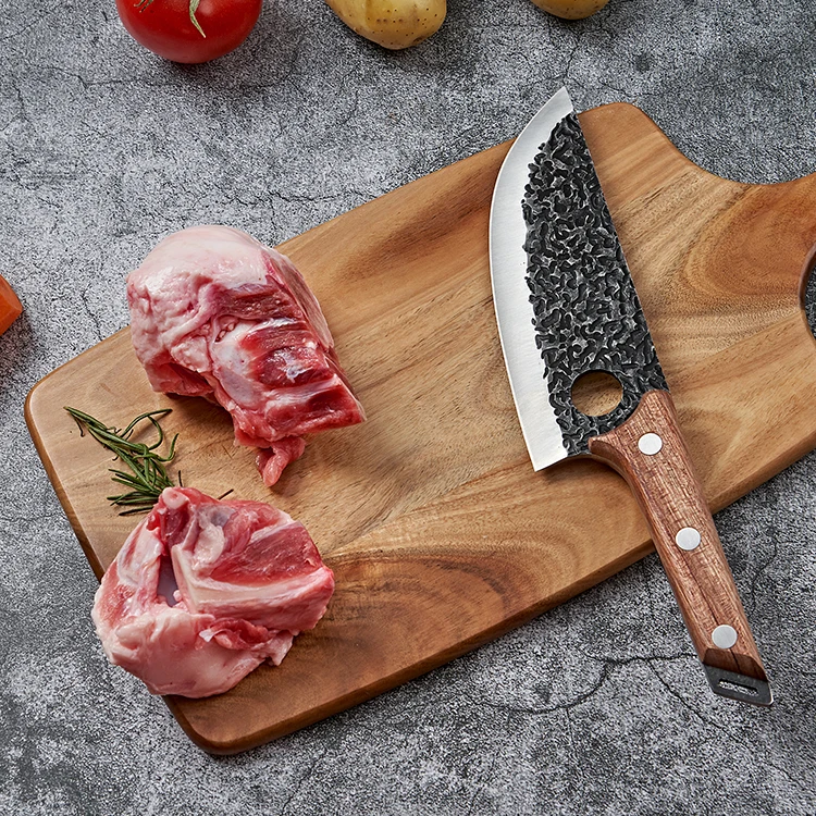 10 Inch Japanese Style Chef Knife Super Sharp Stainless Steel Chopper Butcher with Wood Handle Damascus Blade for Kitchen Use