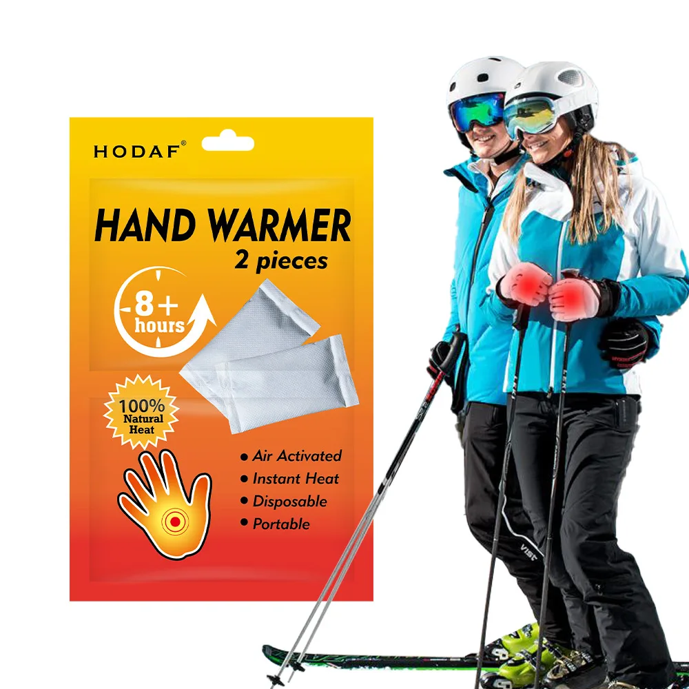 2PCS 8 Hours Hand Warmer Self-Heating Patch Disposable Heating Pad Air Activated Heat Patch Hot Compress Relieve Pain
