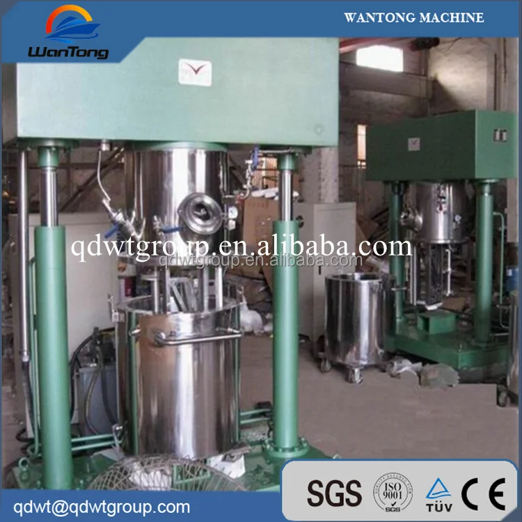 Dual shaft planetary butterfly dispersing mixer 500L