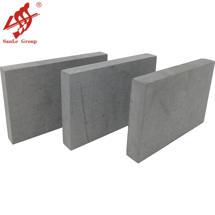Non-asbestos Interior and Exterior Decoration Cement Panel Cement Fiber Board Price Cellulose Fiber; Portland Cement Gray 5-25mm