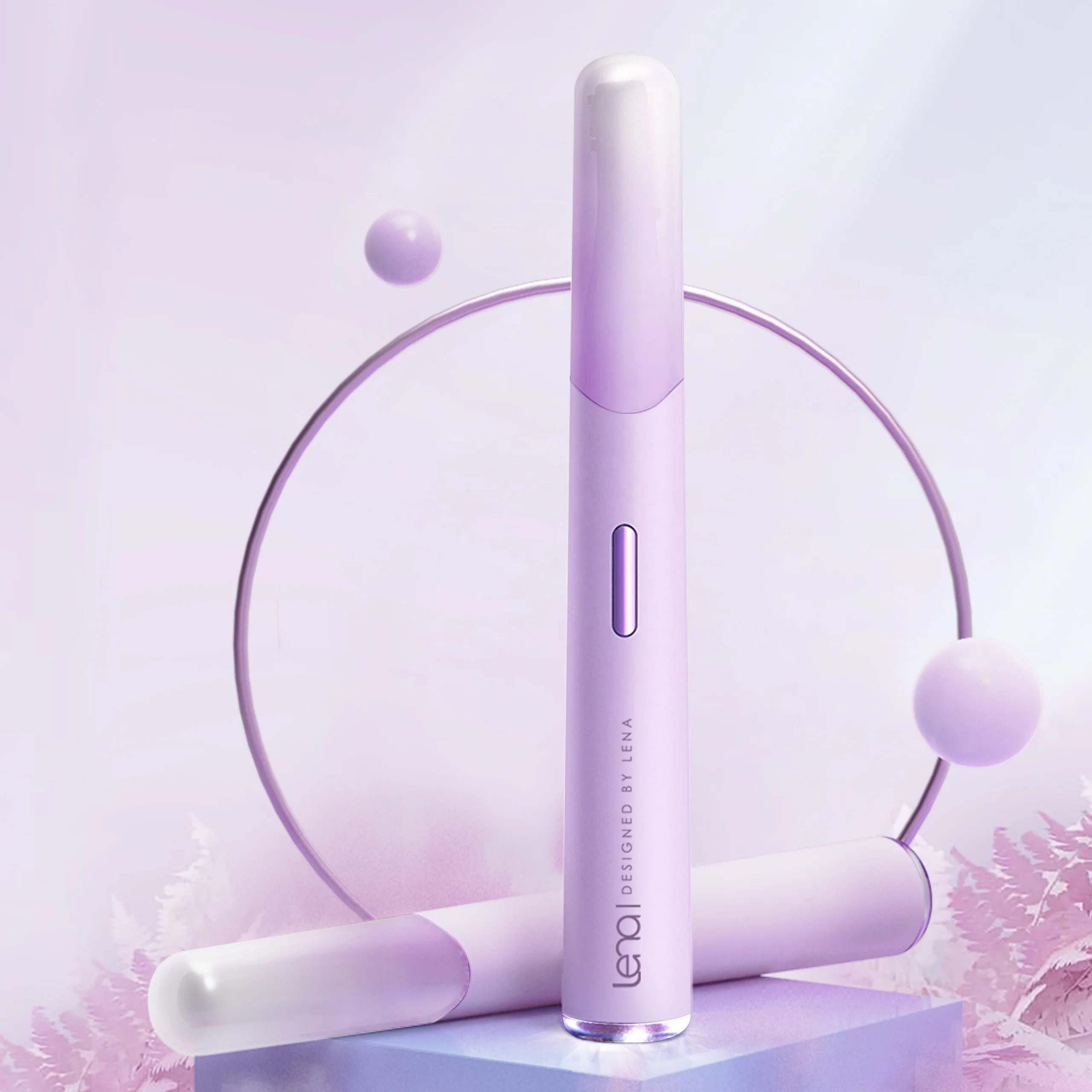 Lena высококачественный USB IPX4 безболезненный водонепроницаемый перезаряжаемый портативный электрический триммер для бровей