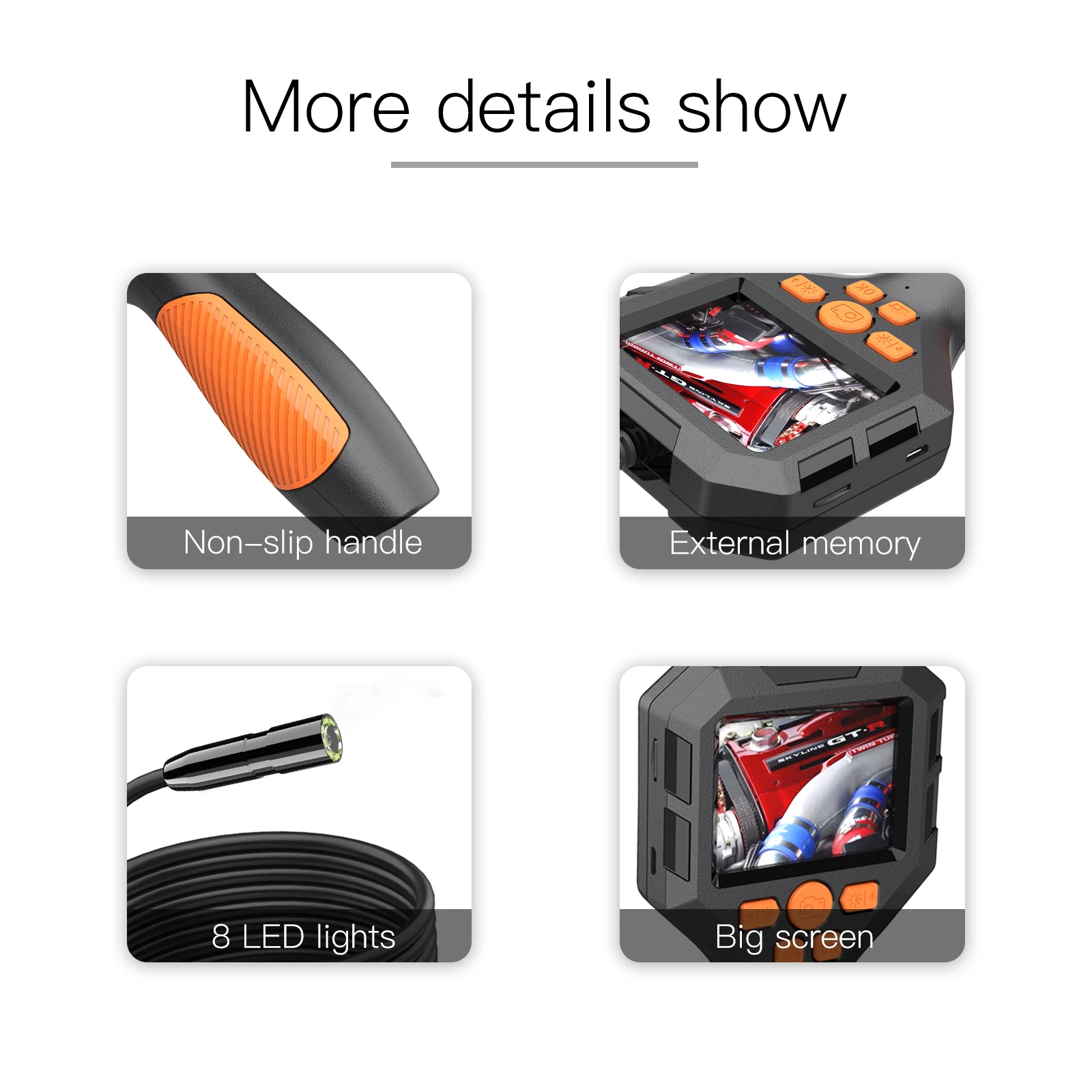 Industrial Endoscope Inspection Camera Borescope System Endoscope