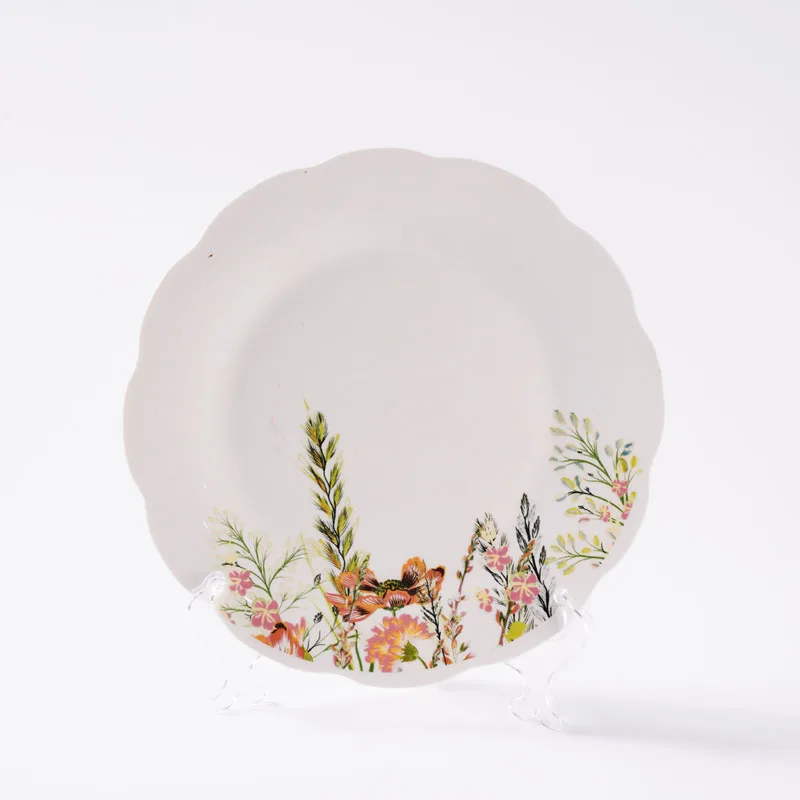 Manufacture Custom Design Porcelain Tableware High Quality Dinner Plate