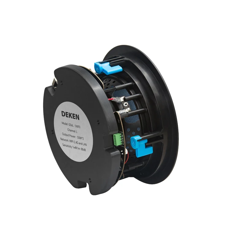 DEKEN FIT GS6L (WIFI POE) 2 4G AUX вход POE 48v Power Airplay Multi Room LAN Master Slave беспроводной Wifi активный потолочный динамик