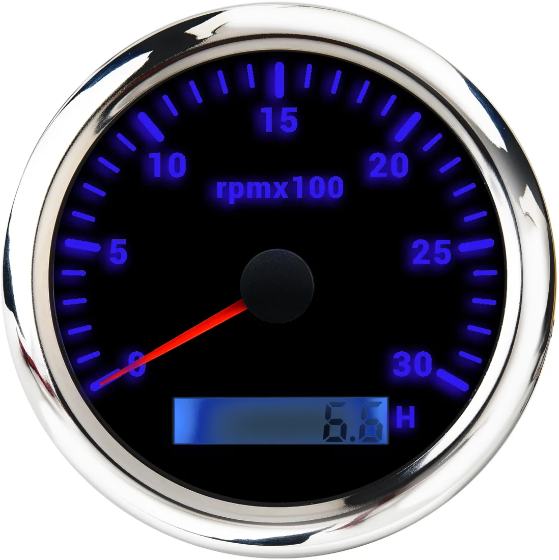Diesel rpm 3 cylinder tachometer
