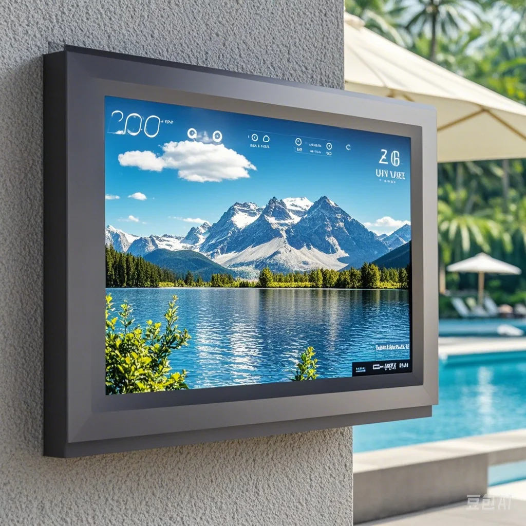 IP65 Waterproof Display 32 Inch 1080P IPS LCD Screen Wall Mounted Outdoor 3000Nit Automatic Dimming 24/7 Working Digital Signage