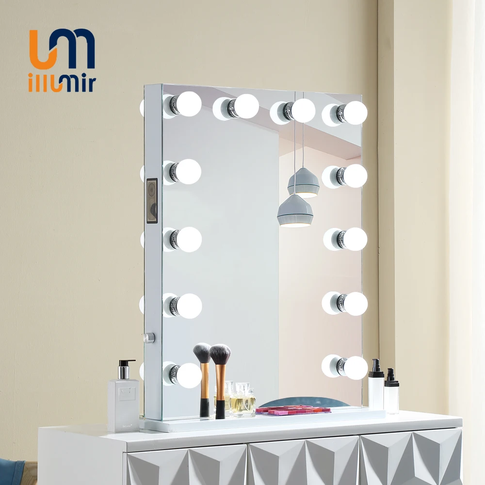 Фабрика ILLUMIR Безрамное большое зеркало для макияжа в голливудском стиле