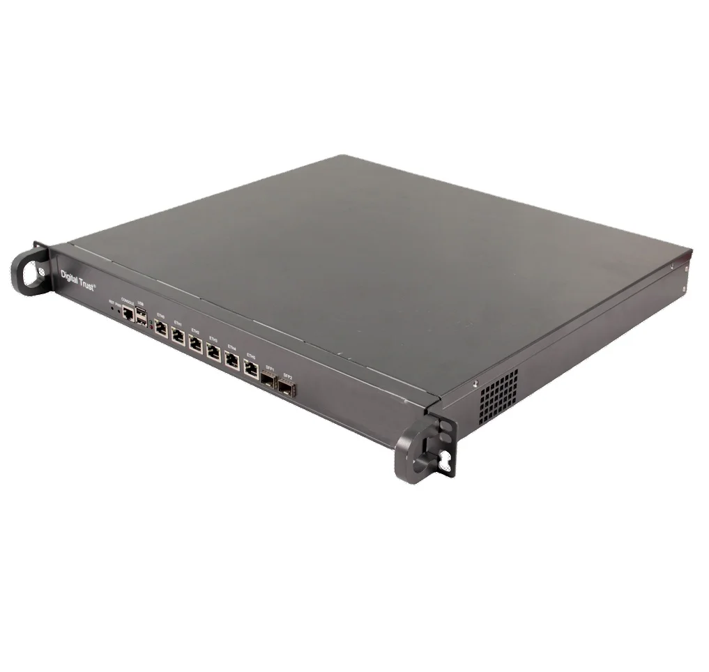 Haswell LGA1150 LAN Firewall Mini PC 6 ETH (0~5)  2*SFP DDR3 16GB SATA mSATA  Network Security Mini PC Support X86/W10 Processor