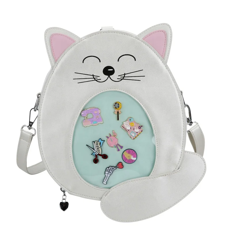 Custom Ita Bag Animal Shaped ITA Backpacks With Printing Convertible Crossbody Pin Display Purse