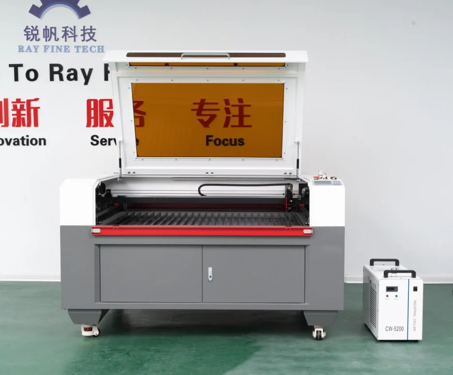 Китайский поставщик RAYFINE 80 Вт 100 130 150 1390 co2 лазерная резка многофункциональная гравировальная машина