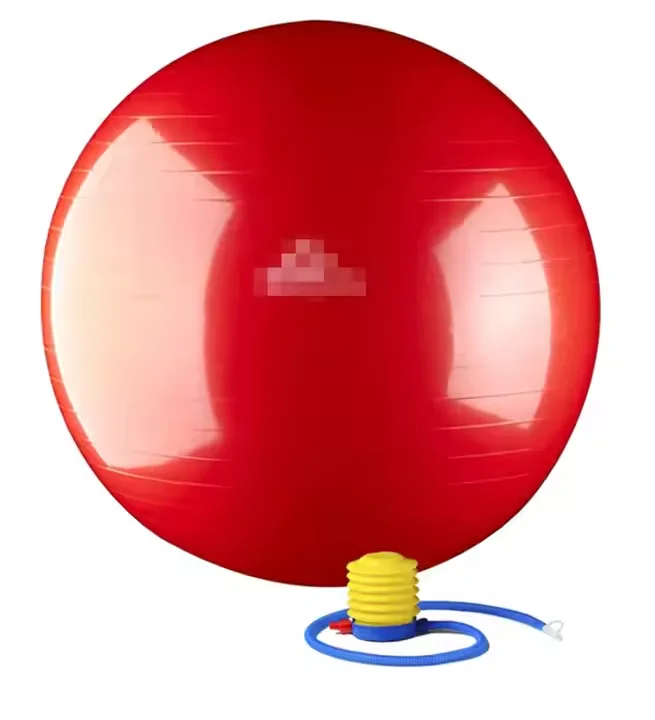 Professional PVC Balance Ball for Gym Yoga Exercise Custom Logo Anti-Burst Feature for Back Muscle Relaxation Fitness Style
