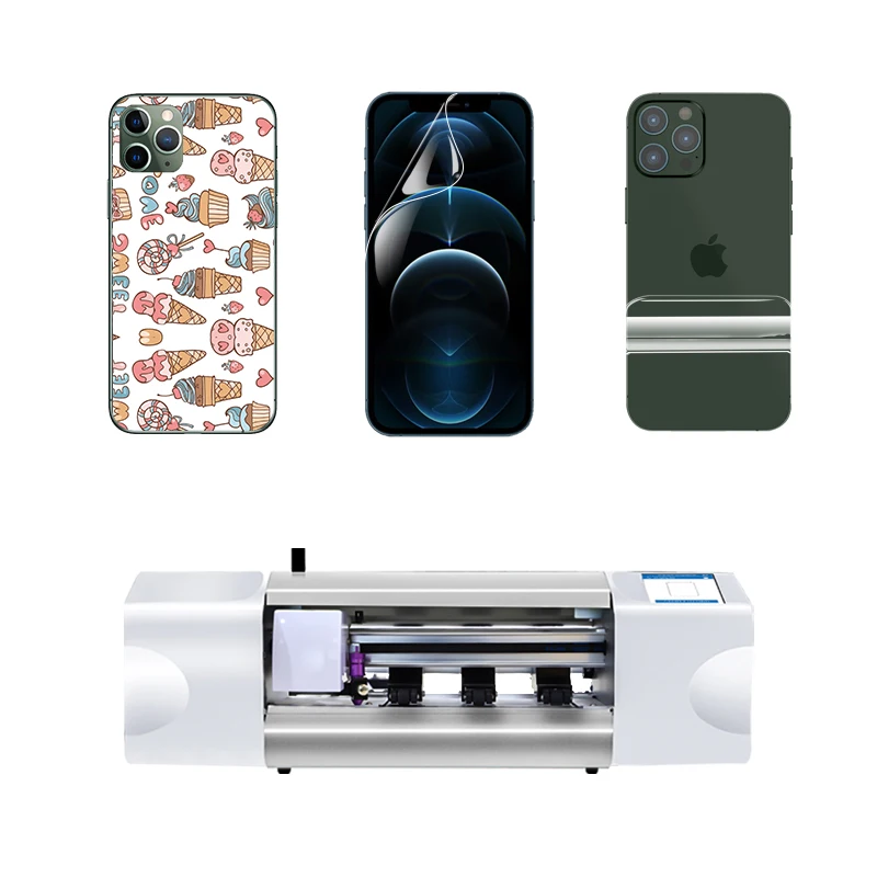 Smart Hydrogel Screen Protector Cutting Machine PVC Sticker Cutting Machine for Mobile Phones/Watches/iPads/Cameras