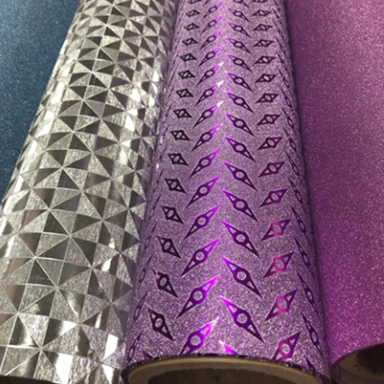 Support Samples Customizable Gift Wrap Decorative Laminate Film Glitter Roll