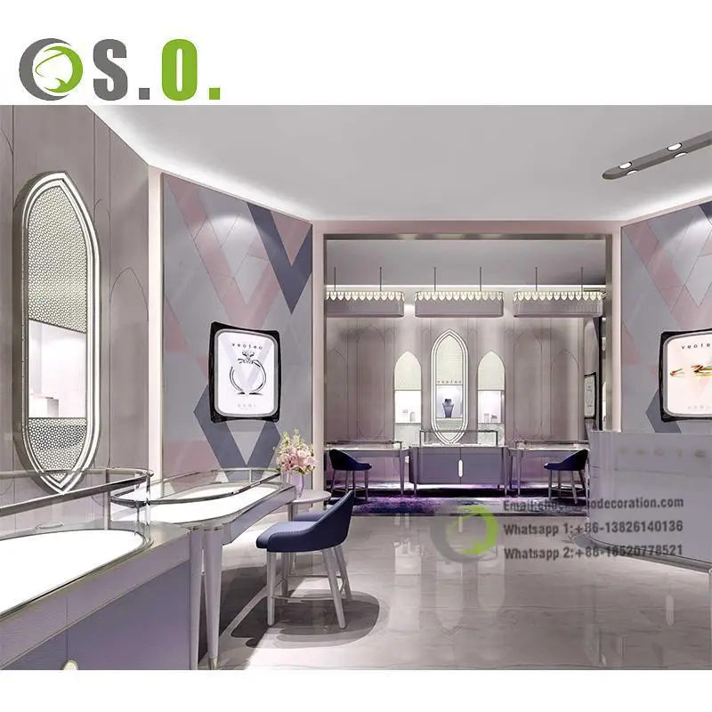 Luxury Stainless Steel Frame Glass Jewelry display showcase glass cabinet display case display cabinet showcase