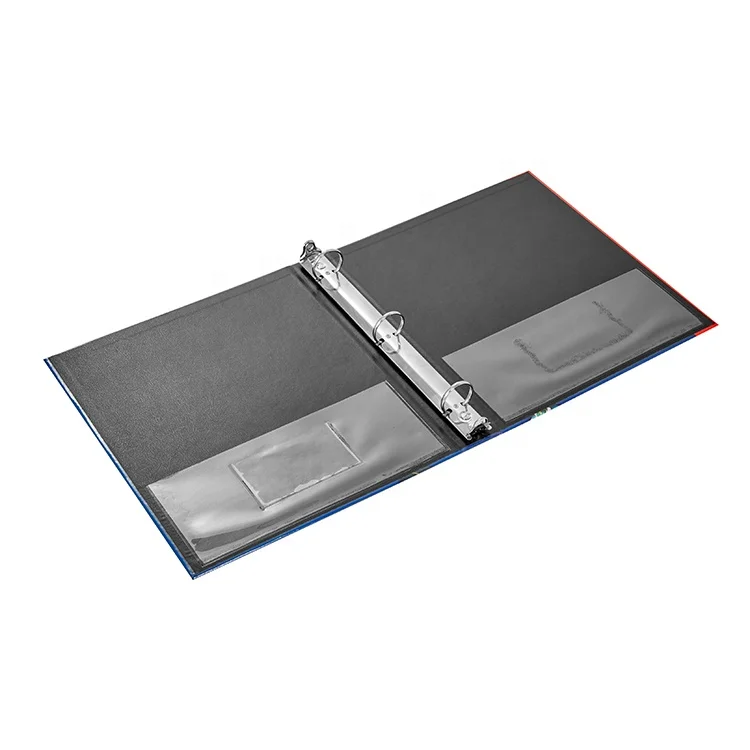 Hardcover custom binders OEM Logo printed 3 Hole Rings a6 binder wholesale paper file folder