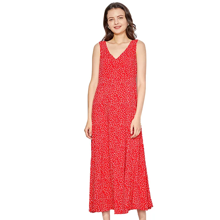 Excellent Manufacturer Selling Summer Dress No Panties Women Clothes Floral Ladies Long Maxi Dresses