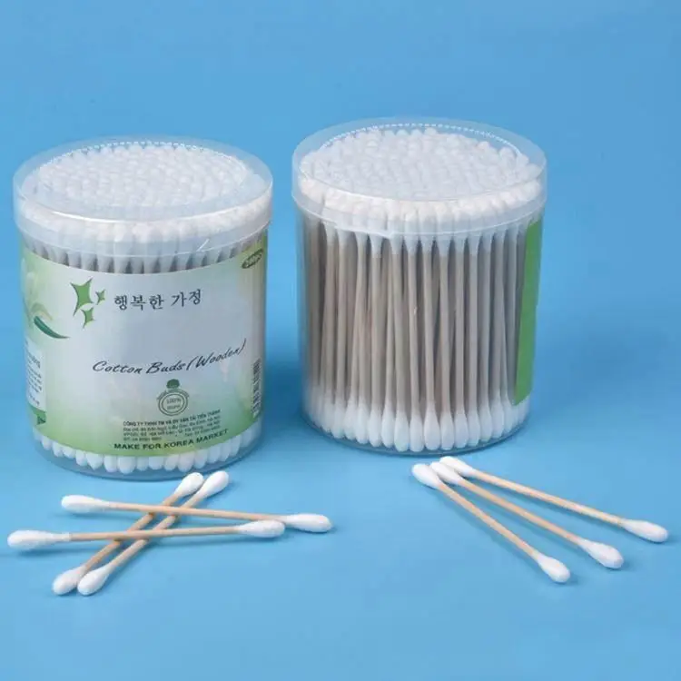 
Long micro for kids cosmetic swab holder bamboo cotton swabs 