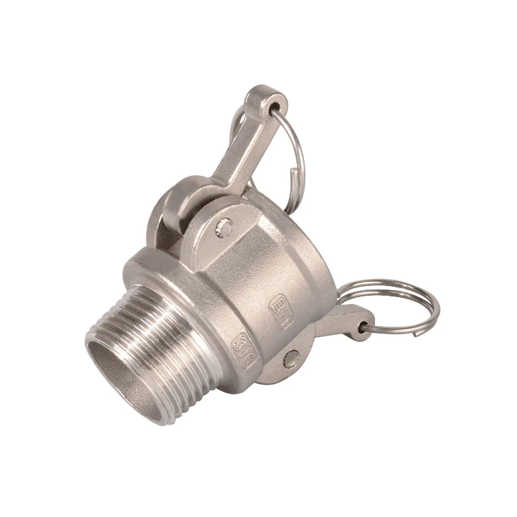 Stainless Steel SS316 or SS304 Flexible Pipe Quick Connectors D Type Female Camlock Coupling