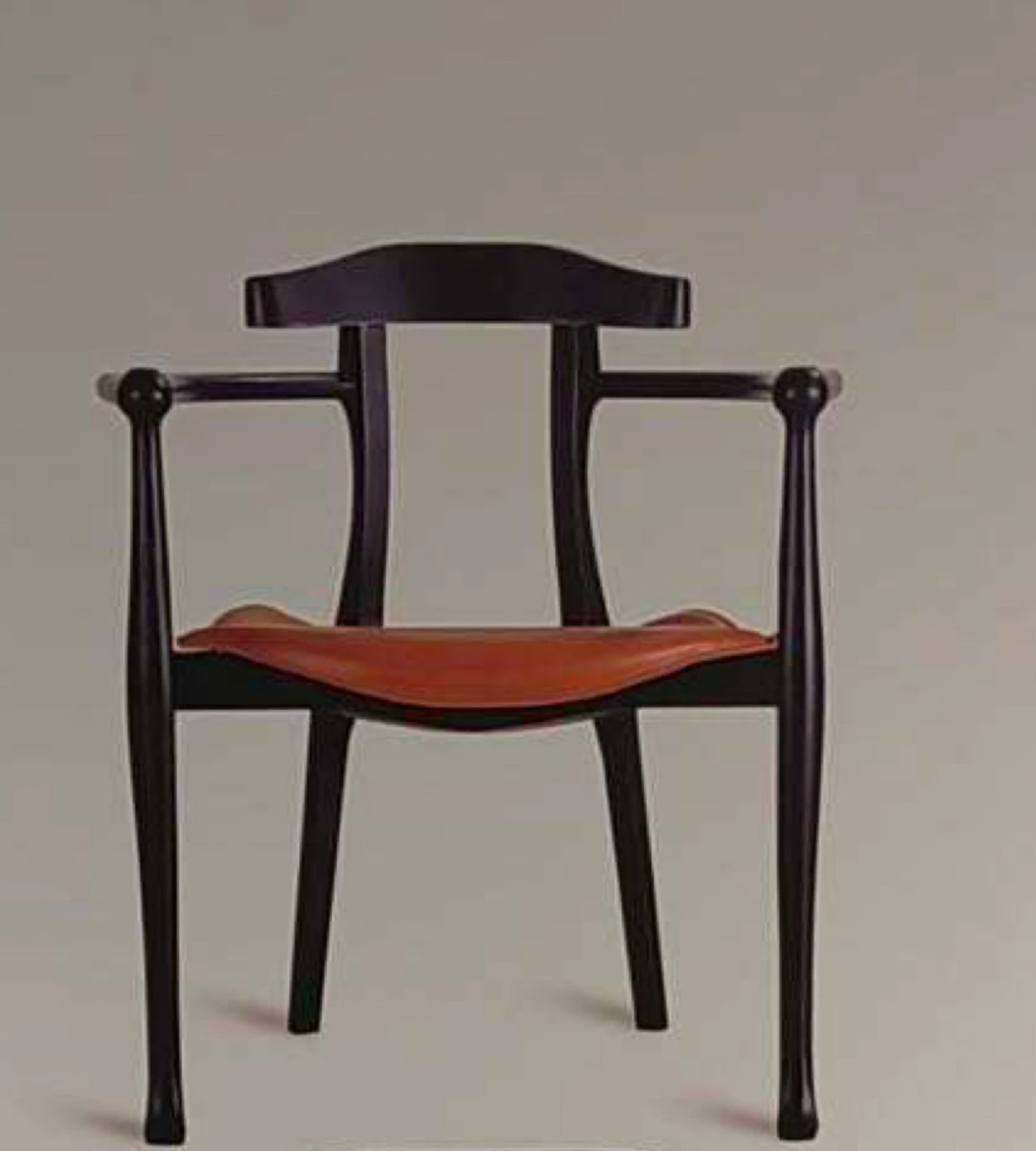 plywood solid walnut wooden arm hotel black  chair