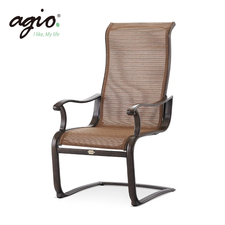 High Quality Alum Sling Patio Set Table And Chairs For Outdoor