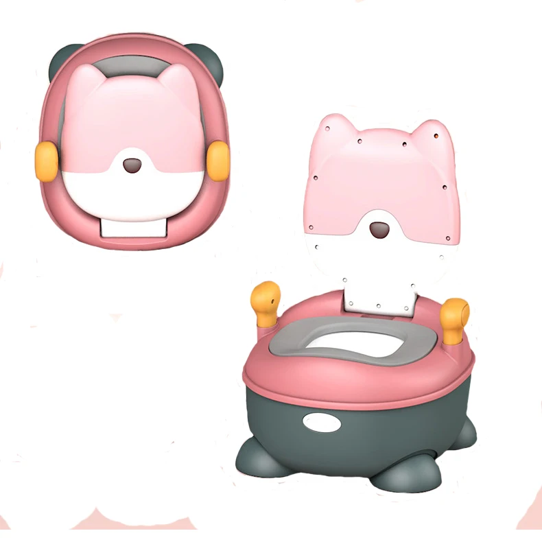 
Wholesale Potty Training Baby Children Toilet Seat Cartoon Pedestal Pan Safe Healthy Toilet PU Cushion Comfortable 