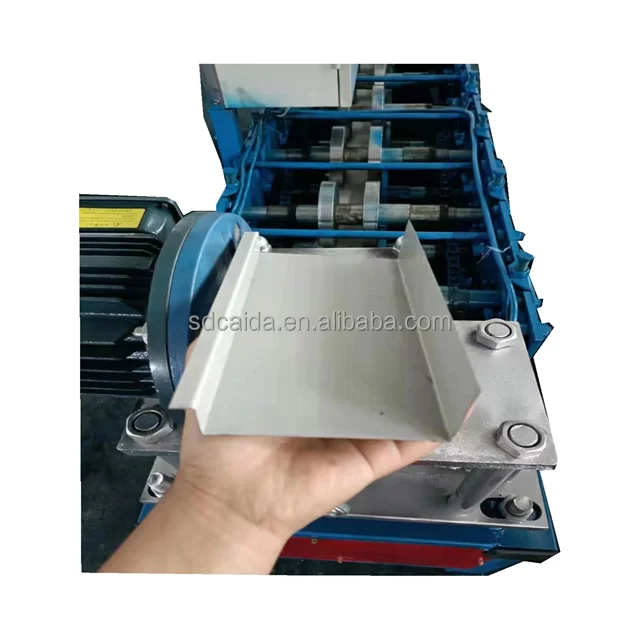 Ceiling system groove making machine for metal building materials