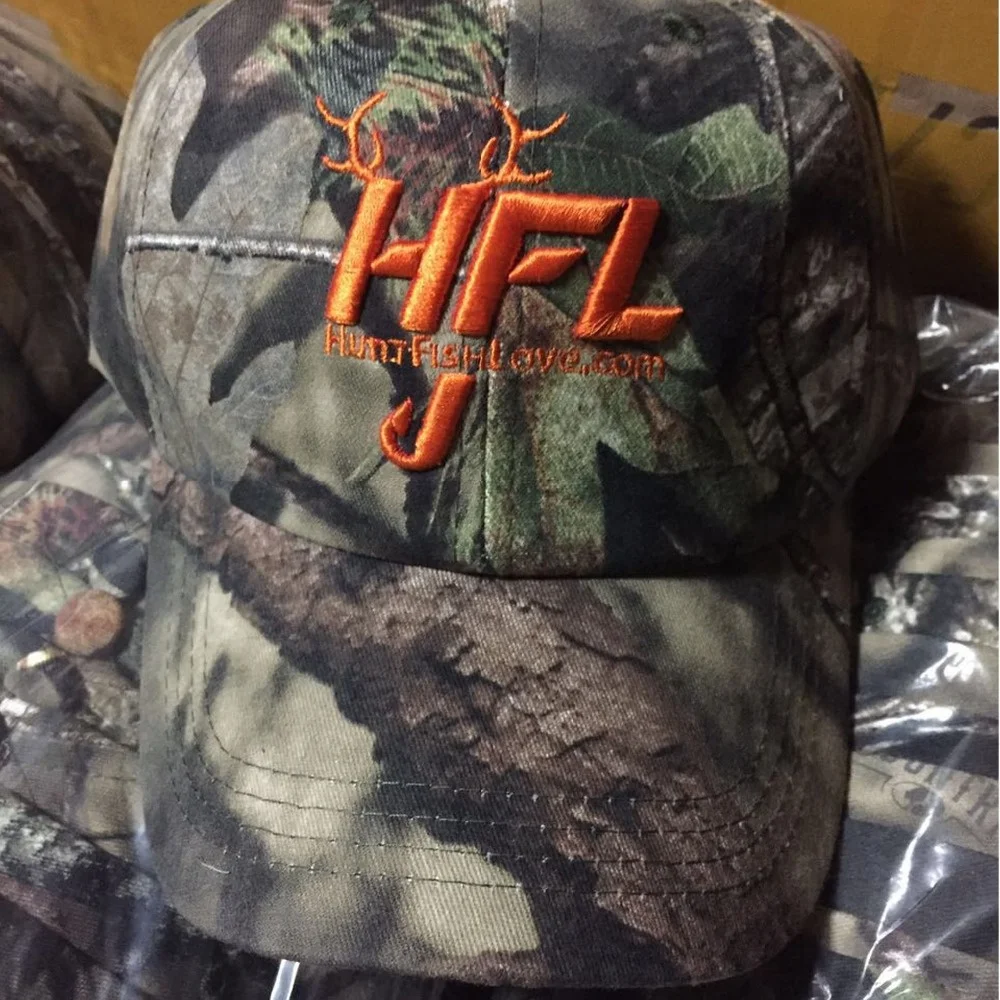Hunting camo baseball cap hunting camo hat from BJ Outdoor