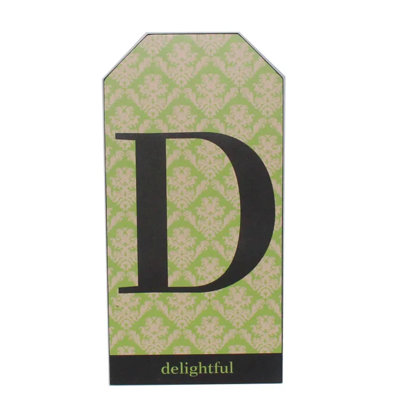 Custom wood to decor DIY Wooden plaques printed letters hanging on wall for festival and home decor