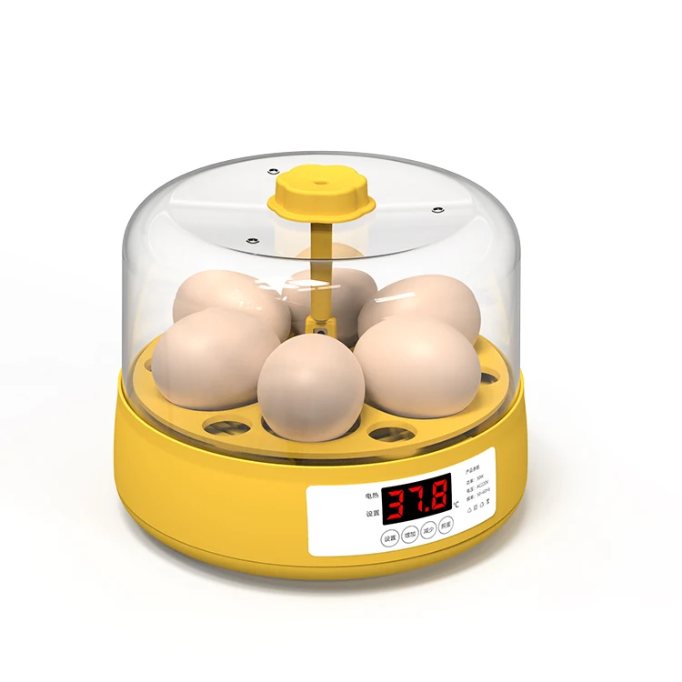 Small size automatic 6 egg hatching machine poultry egg incubator for chicken duck goose quail
