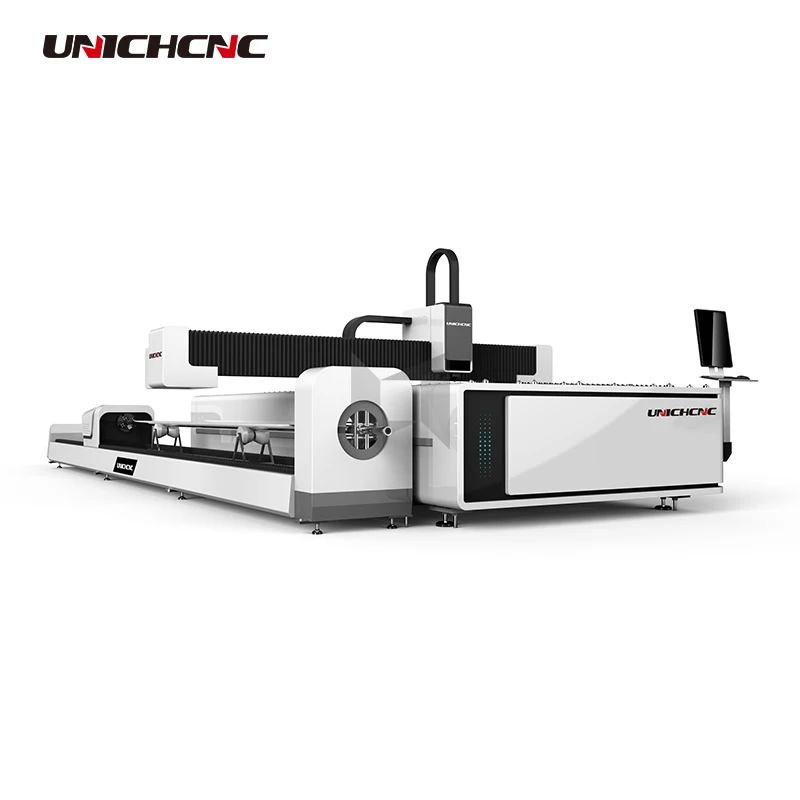 7% DISCOUNT 1000w 1500w 2000w 3000w fiber optic laser cutter  / stainless steel carbon steel tube cutting with rotary axis