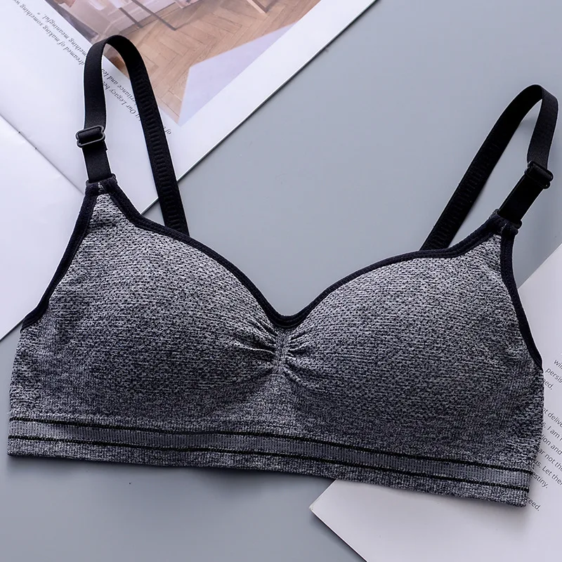 Cotton Thin Wireless Girls Bra, High School Girls Breathable Comfort Bra Manufacturer