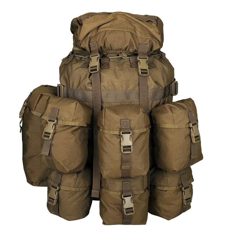 Custom Yakeda Hunting Backpack Drawstring Alice Bag Pack Men Molle 100L Outdoor Trekking Tactical Backpack With Frame