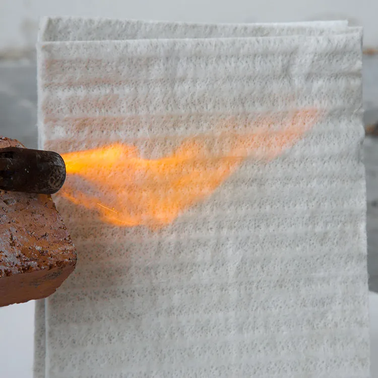 Fire resistant thermal insulation material aerogel blanket