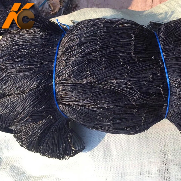 Factory Knotty nylon monofilament  Single wire anti bird net  fish pond  mesh netting