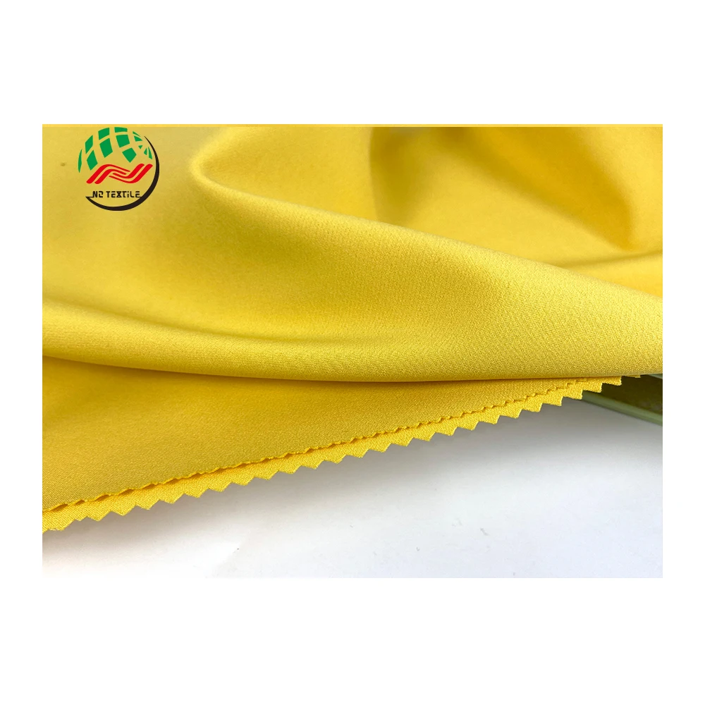 Customized 75D Double Twill Polyester 4-WAY Stretch Spandex Fabric with Barbie Bullet Clothes Fabric