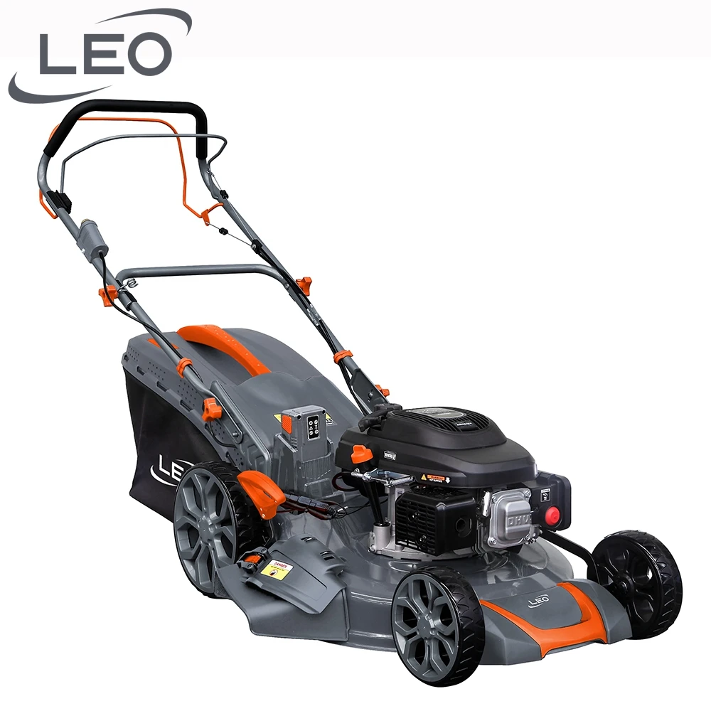 LEO LM56Ze-2L(XP200AE) New 56cm cutting width high wheel lawnmower made in china lawn mowers