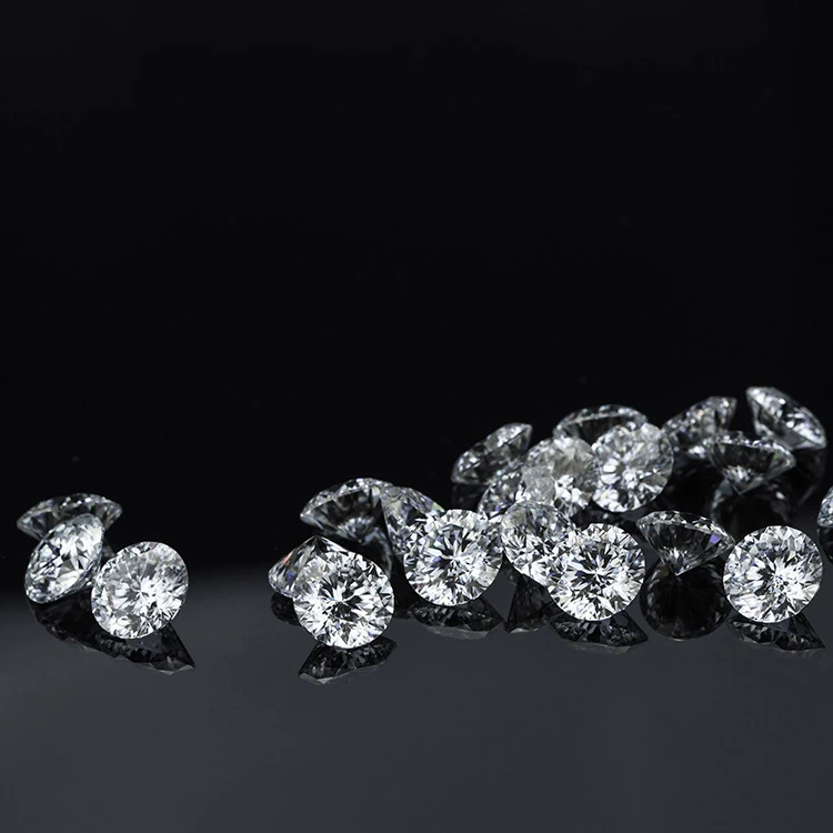 Wholesale Customizable Full Size D Color VVS1 0.5 - 5 Carat Brilliant Cut Loose Moissanite Stone With GRA