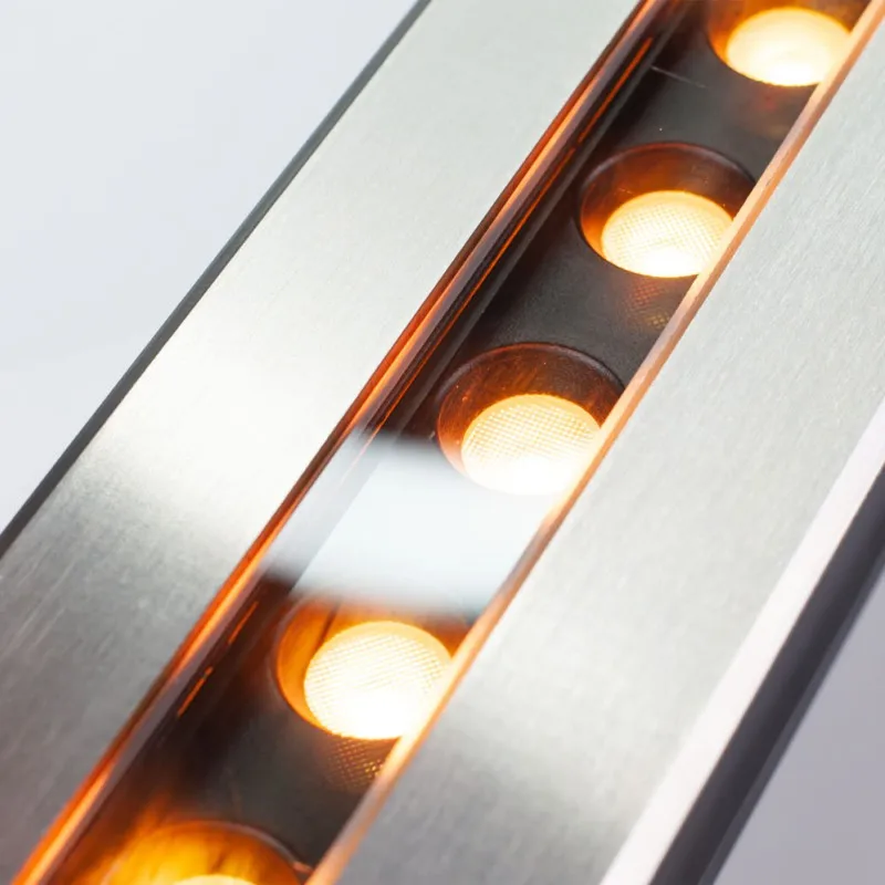 Outdoor decorative LED building lighting projector IP67 waterproof linear facade light 12w - 36w dmx rgbw led wall washer