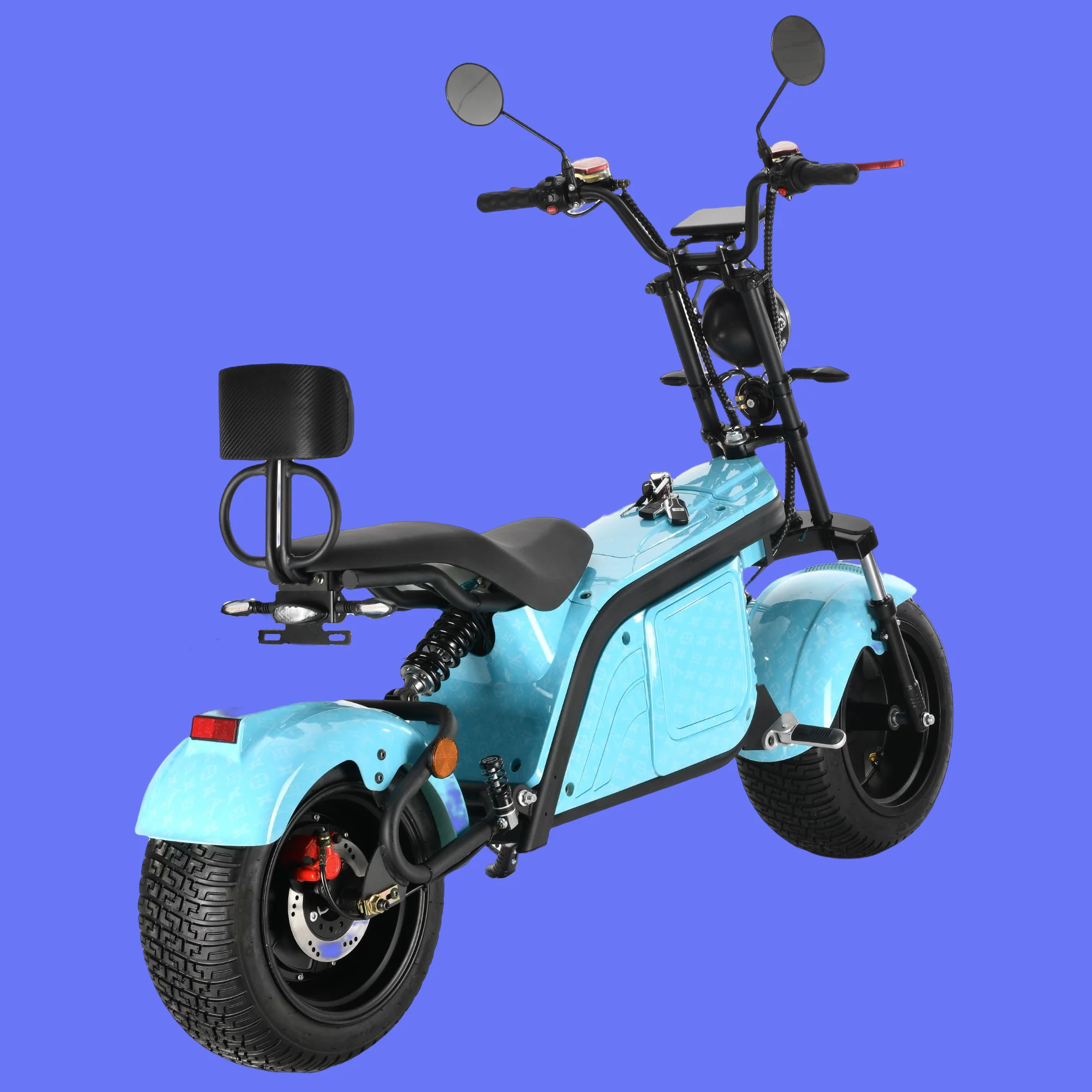 YIDE US Warehouse Citycoco 20Ah Chopper Electric Scooter 2000W Powerful 12 Inch Electric Motorcycle Hulk Fat Tire Scooters EEC