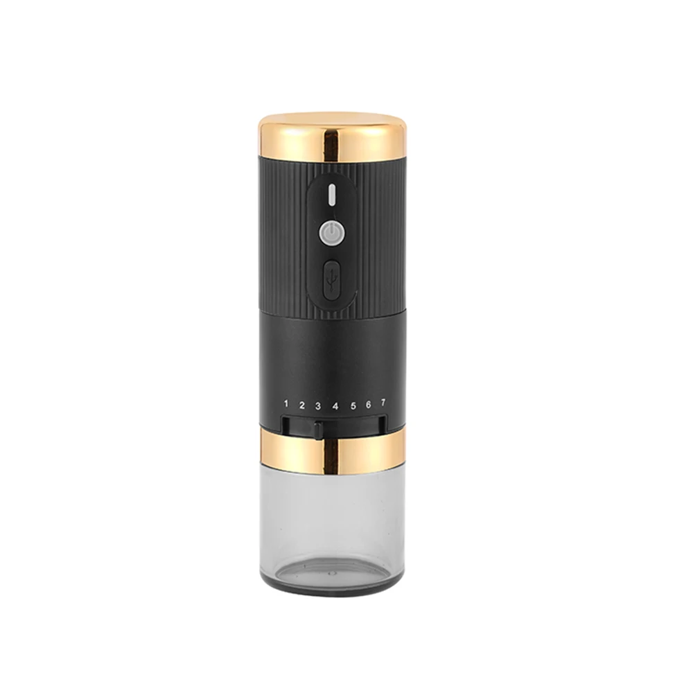 Coffee grinder electric coffee maker,1600mAh portable coffee mill with stainless steel burr