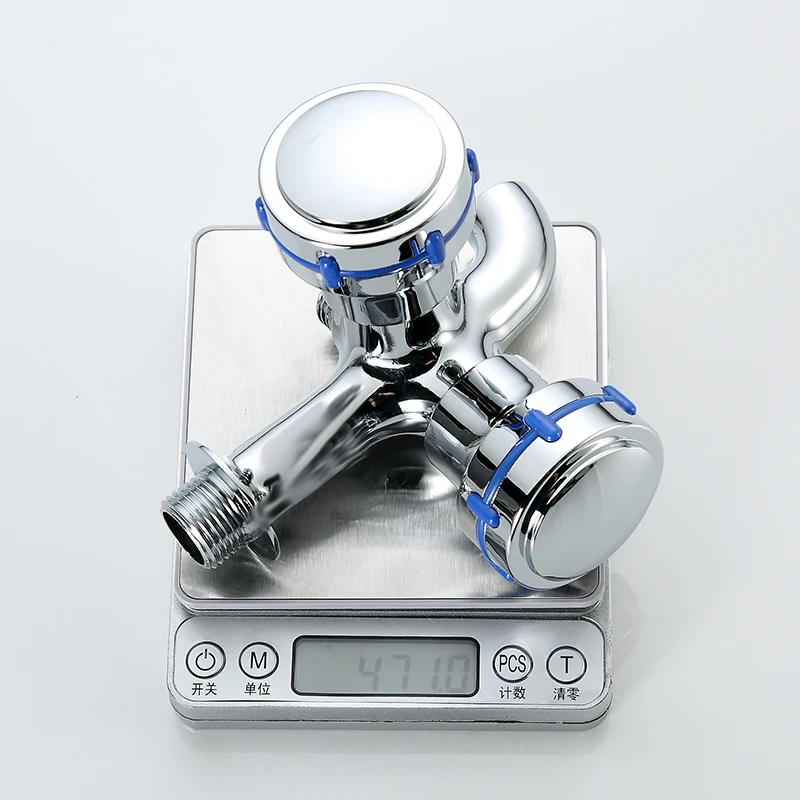 Wholesale New Design  Modern Style Zinc Metal Washing Machine Faucet Double Handles Multifunctional Faucet