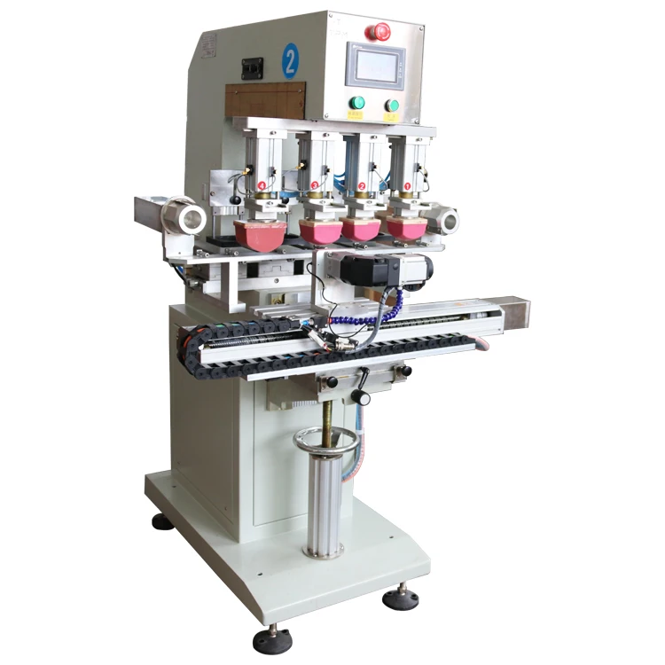 Servo motor rotary single color syringe barrel tube plastic pad printer printing machinery to print for 360 degrees