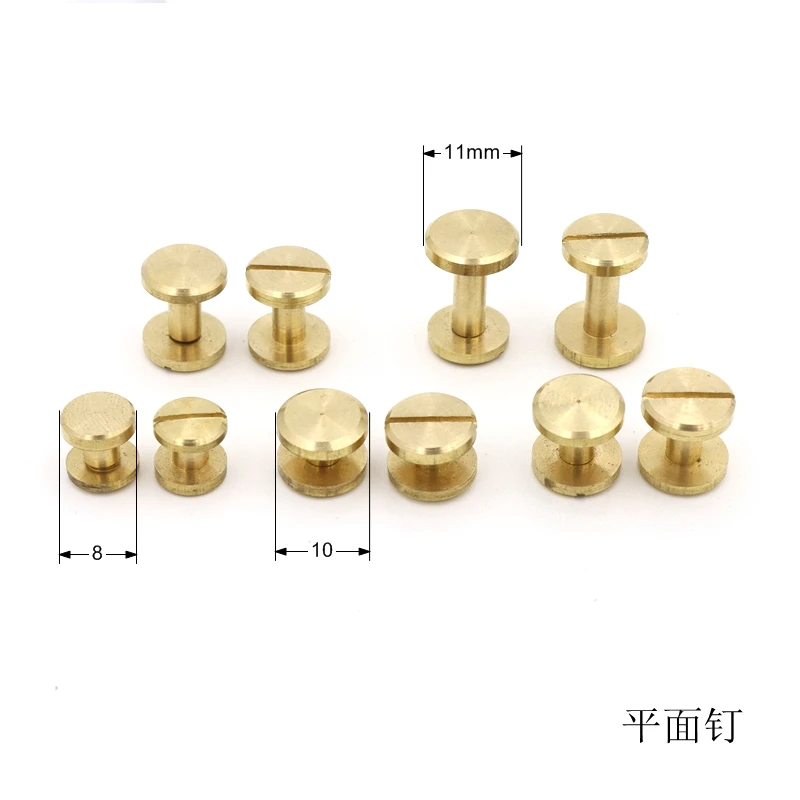 flat studs rivet binding rivets purse handbag feet spike leather craft screw back rivets for leather belt