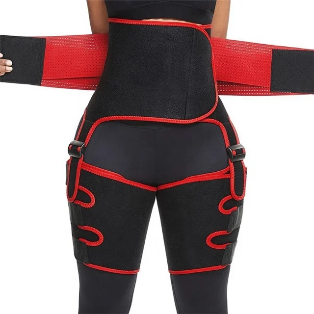 Realsin Women Waist Trainer Compression Fitness Workout Fat Burning Butt Liftter Thigh and Waist Trimmer Shaper