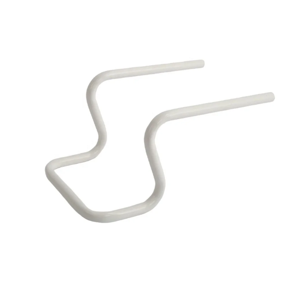 Carbon Steel Pipe Bending Service White Powder Coating Metal Tube End Forming Bending Stamping Part