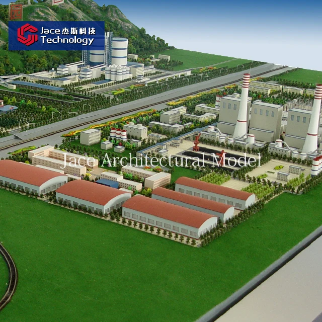 
City Planning Miniature Building Model Making 