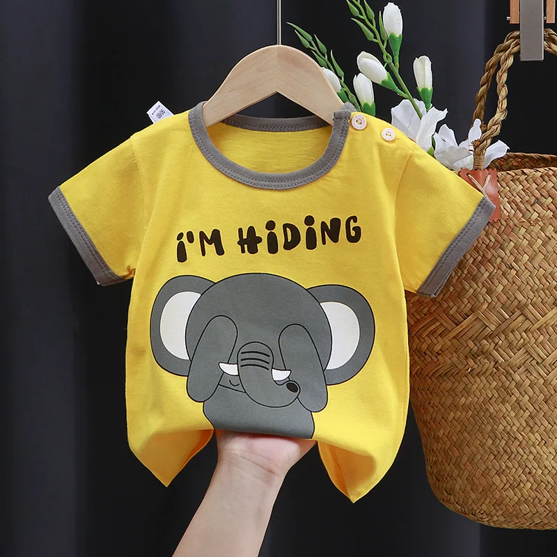 Good Price Summer Children Clothes Set 100% Cotton Short Sleeve 2pcs Baby Clothes Set Wholesale